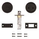 National Hardware Matte Black Zinc Pocket Door Latch 1 pk