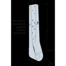 Simpson Strong-Tie 17.31 in. H X 2.95 in. W Galvanized Steel Holdown