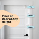 SnapPower HugLock White ABS/TPR Door Lock 1 pk, Pack of 4