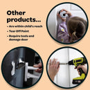 SnapPower HugLock White ABS/TPR Door Lock 1 pk, Pack of 4