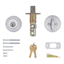 Kwikset Brushed Chrome Metal Deadbolt