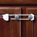 Toodleroo North States White Plastic Cabinet Locks 2 pk