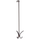 iDesign 2.5 in. H X 7.2 in. W X 25.75 in. L Steel Over The Door Hanger Holder, Pack of 4