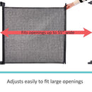North States Toddleroo Black Mesh Retractable Safety Gate 1 pk