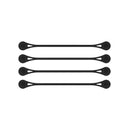 Wrap-It MagnaTies 0.33 in. L Black Silicone Cord Organizer, Pack of 6
