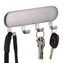 iDesign 4 Hook Brushed Stainless Steel Storage Hook/Strap 1 pk