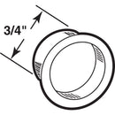 Prime-Line 3/4 in. L Matte Black Brass Door Pull