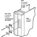 Prime-Line Satin Nickel Metal Door Strike 1 pc