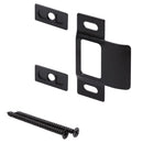 Prime-Line Black Metal Door Strike 1 pc