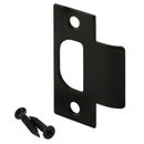 Prime-Line 2.75 in. H X 1.13 in. L Black Steel T- Strike