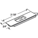Prime-Line White Plastic Window Tilt Latch 3/4 in. W X 2-7/8 in. L 2 pk