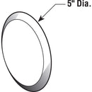 Prime-Line Vinyl White Wall Protector Mounts to wall 5 in.