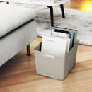 Curver Large 18 L Beige Woven Basket 9.1 in. H X 14.2 in. W X 11 in. D Stackable, Pack of 2