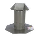 Air Vent 15 in. W X 15 in. L Galvanized Steel Roof Flashing Weathered Wood
