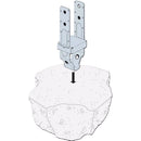 Simpson Strong-Tie 6.5 in. H X 5.5 in. W Galvanized Steel Post Base, Pack of 10