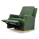 Crewe Recliner and Swivel Glider - Forest Green Velvet