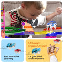 100 PCS Magnetic Race Track Building Set
