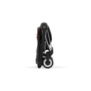 COYA Stroller - Chrome Dark Brown Frame + Sepia Black Seat