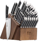 OLYMPUS Series 36-Piece Block Set, Forged German Steel - Black