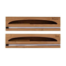 Seville Classics Bamboo Food Wrap Dispenser Set - 2 Pieces