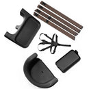 Clikk High Chair All-in-One with Tray & Harness - Black Warm Brown