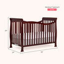 Violet Cherry 7 in 1-Convertible Lifestyle Crib