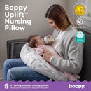 Uplift Nursing Pillow - Gray Gentle Leaves