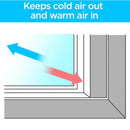 3M Indoor Window Film Insulator Kit 236 in. L X 84 in. W 1 pk
