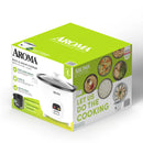 Aroma 20-Cup Rice & Grain Cooker with Granite Coating - White