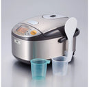 3 Cup Induction Heating Rice Cooker -  Stainless Steel Brown