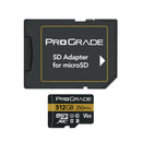 ProGrade Digital 512GB UHS-II microSDXC (V60) Memory Card with SD Adapter