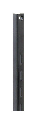 Knape & Vogt Black Steel Regular Duty Bracket 16 Ga. 24 in. L, Pack of 10