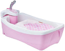 Whirlpool Bubbling Spa & Shower - Pink Checkers