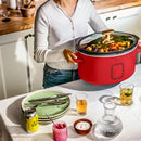 6 qt Programmable Slow Cooker - Tomato Red