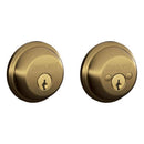 Schlage Antique Brass Zinc Double Cylinder Deadbolt