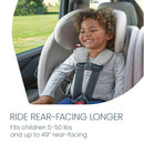 One4Life Slim All-in-One Convertible Car Seat - Raven Black