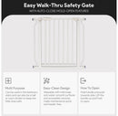 Walk-Thru Safety Gate - White