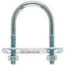 Hampton 5/16 in. X 1-3/4 in. W X 3 in. L Coarse Zinc-Plated Steel U-Bolt, Pack of 10