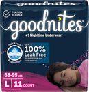 Girls' Nighttime Bedwetting Underwear - Size Large