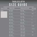 Saro Lifestyle Fringed Jute Tablecloth, Natural, 90" x 132"