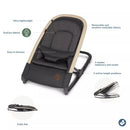 Kori 2-in-1 Baby Rocker - Classic Graphite