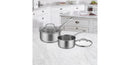 1.5qt & 3qt Classic 4pc Stainless Steel Saucepan Set