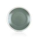 Serenity Stoneware Salad Plate Set of 4 - Green and Cream