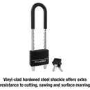 Master Lock 7/8 in. H X 1/4 in. W Steel Double Locking Covered Padlock