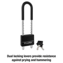 Master Lock 7/8 in. H X 1/4 in. W Steel Double Locking Covered Padlock