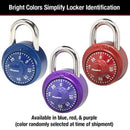 Master Lock 2 in. H X 7/8 in. W X 1-7/8 in. L Steel 3-Digit Combination Combination Padlock