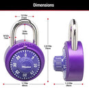 Master Lock 2 in. H X 7/8 in. W X 1-7/8 in. L Steel 3-Digit Combination Combination Padlock