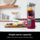 Ninja Blast 16 Oz. Personal Portable Blender with Leak Proof Lid & Easy Sip Spout - Cranberry Red