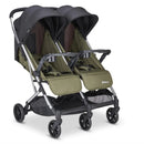 Kooper X2 Lightweight Compact Fold Double Stroller - Olive