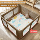 Foldable Baby Play Mat - 50X50 Waterproof Playpen Mat